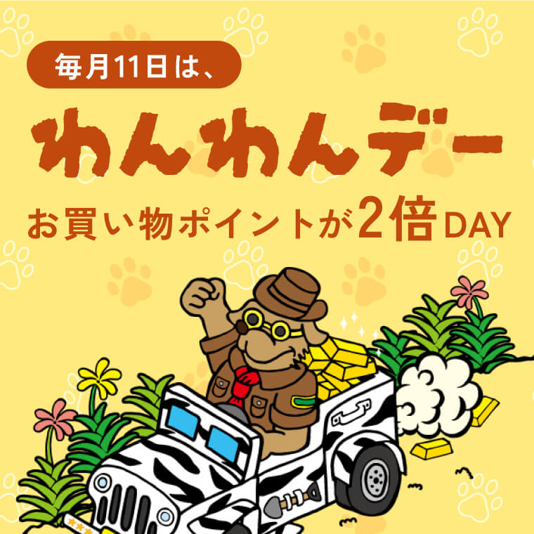 毎月11日はわんわんデー