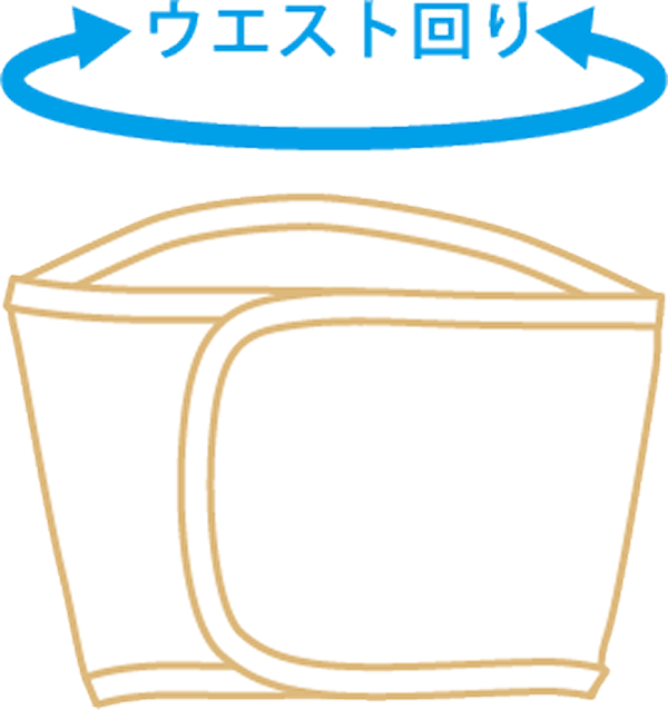 マナーベルトの対象位置